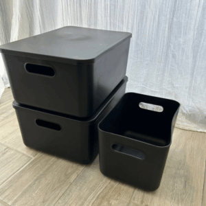 Caja moderna eco friendly #4 con tapa plástica