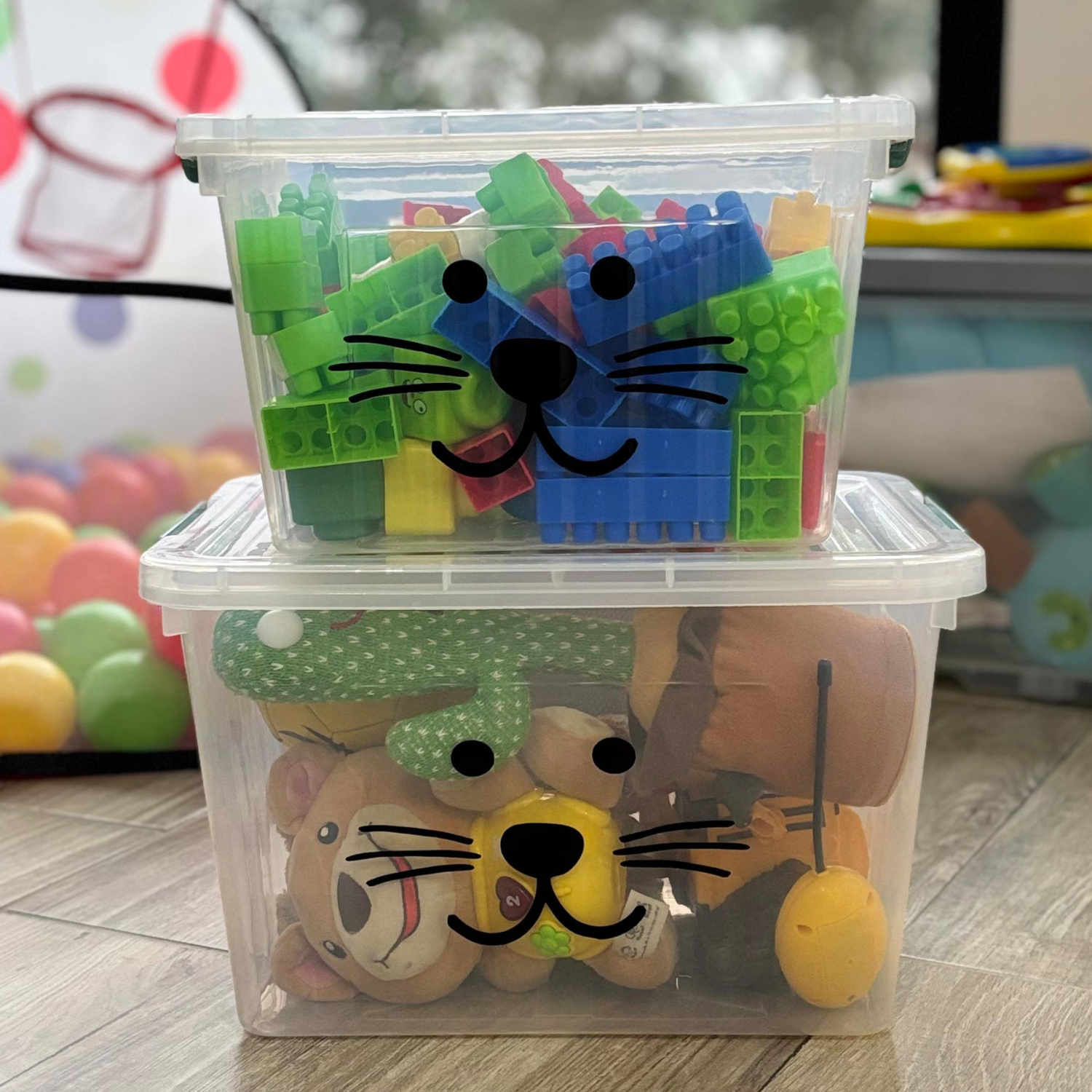 Set x 3 cajas organizadoras motivo infantil - Imagen 5