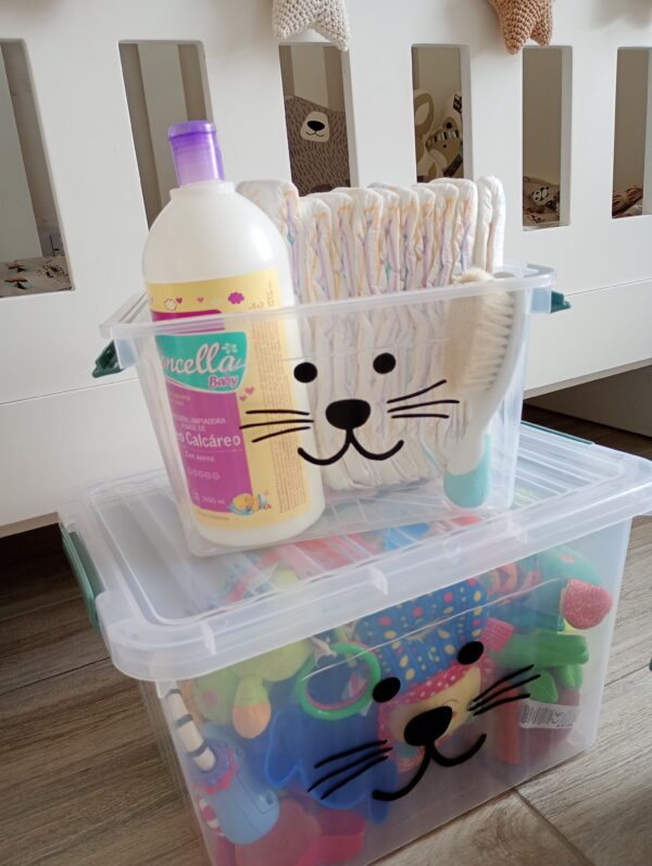 Set x 3 cajas organizadoras motivo infantil - Imagen 16