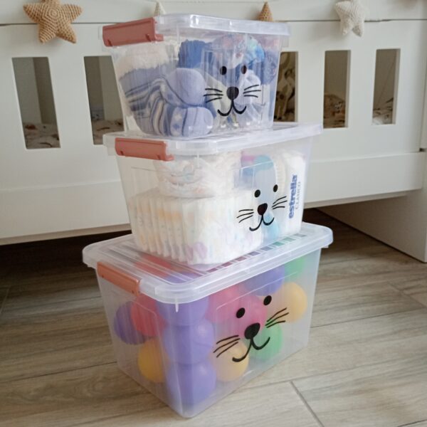 Set x 3 cajas organizadoras motivo infantil - Imagen 3