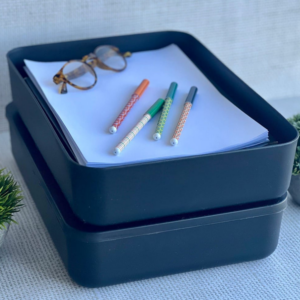 Caja moderna #3 eco friendly tapa plástica