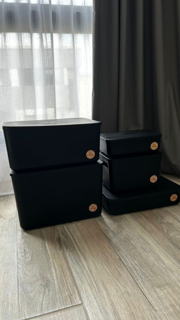 Set x 5 cajas moderna tapa plástica - Imagen 11
