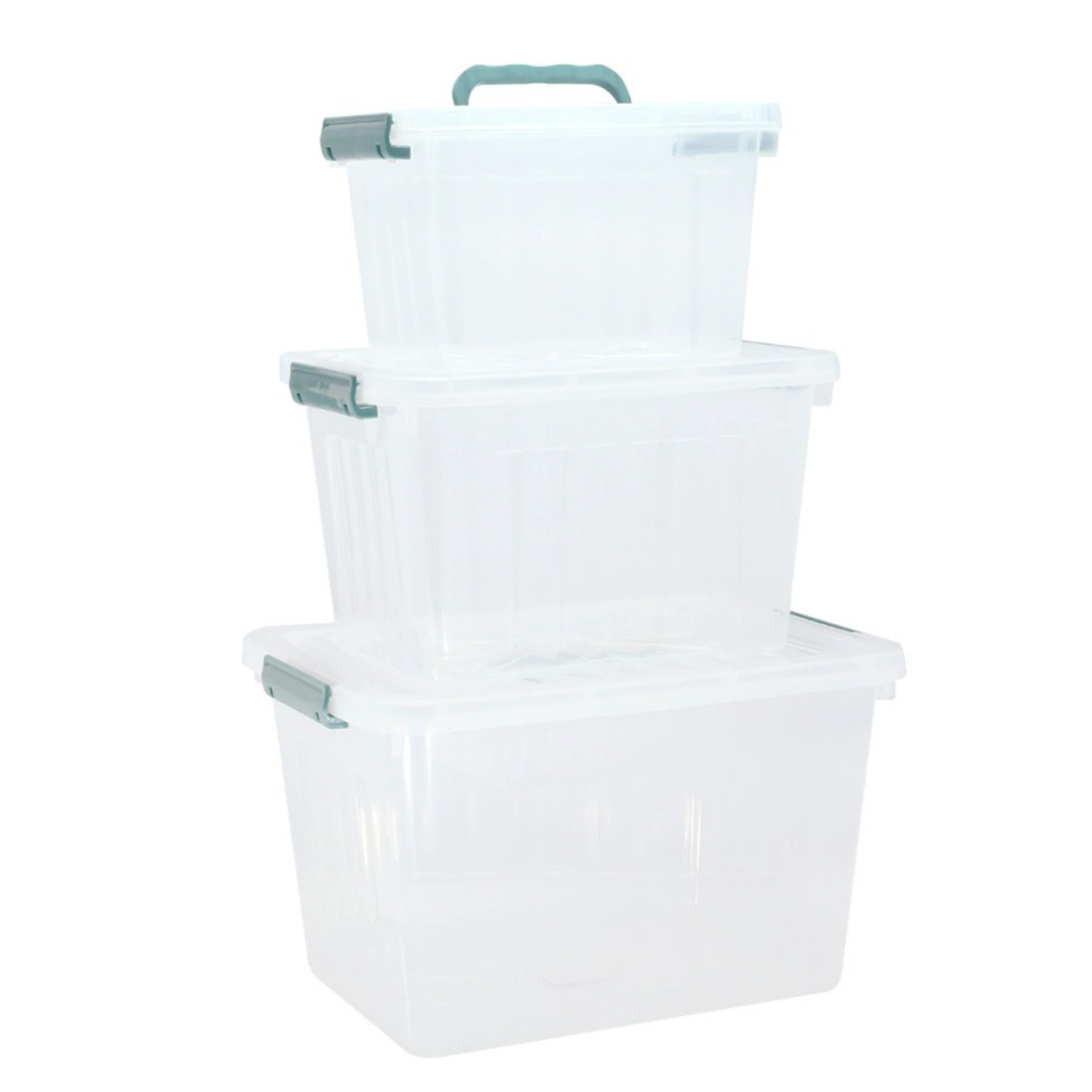 Set x 3 cajas organizadoras transparentes - Imagen 5